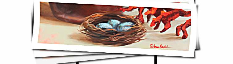 Bird's nest painting